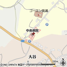 美浦中央病院周辺の地図