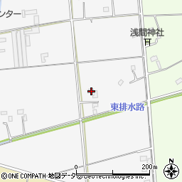 埼玉県春日部市椚581周辺の地図