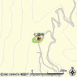 七蔵寺周辺の地図