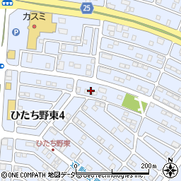 茨城県牛久市ひたち野東4丁目23-10周辺の地図