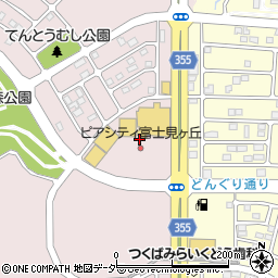 洗濯王カスミ富士見ヶ丘店周辺の地図