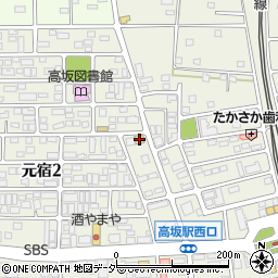 Ｙショップ高坂長木屋店周辺の地図