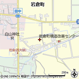 福井県福井市岩倉町周辺の地図