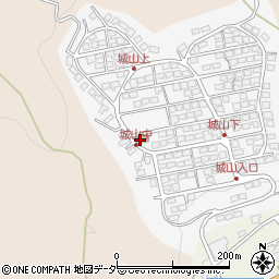 ちの城山区　公民館・屯所周辺の地図