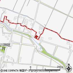 埼玉県東松山市今泉614-7周辺の地図