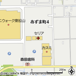 ＡＯＫＩライフガーデン東松山店周辺の地図