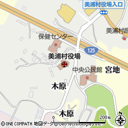 茨城県稲敷郡美浦村周辺の地図