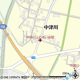 中津川ふれあい会館周辺の地図