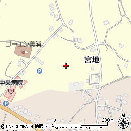 茨城県稲敷郡美浦村宮地609周辺の地図