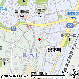 福井県福井市浅水二日町127-11周辺の地図