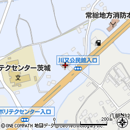 茨城県常総市水海道高野町554-2周辺の地図