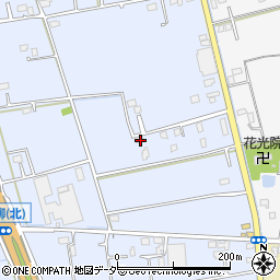 埼玉県春日部市立野56周辺の地図