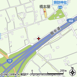 埼玉県桶川市川田谷6721周辺の地図