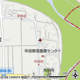 埼玉県東松山市早俣232周辺の地図