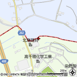 茨城県牛久市猪子町182周辺の地図