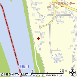 茨城県坂東市小山2351周辺の地図