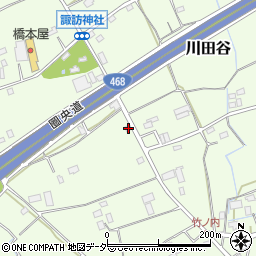 埼玉県桶川市川田谷5407周辺の地図