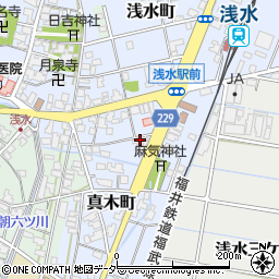 山崎石油店アリーナ麻生津ＳＳ周辺の地図
