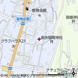 埼玉県秩父市中宮地町周辺の地図