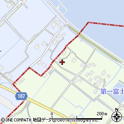 茨城県潮来市大賀177周辺の地図