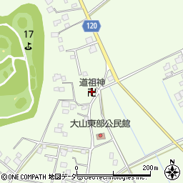 道祖神周辺の地図