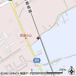 茨城県鹿嶋市小山1024-5周辺の地図