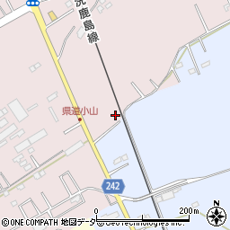 茨城県鹿嶋市小山1024周辺の地図