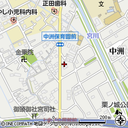 長野県諏訪市中洲2572周辺の地図