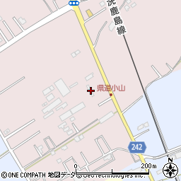 茨城県鹿嶋市小山1117-19周辺の地図