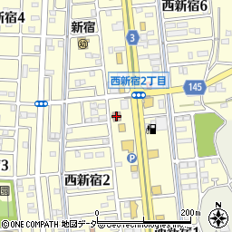 蓮田市役所　西新宿会館周辺の地図