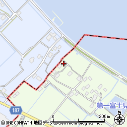 茨城県潮来市大賀14周辺の地図