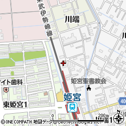 埼玉県　警察署杉戸警察署姫宮駐在所周辺の地図