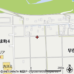 埼玉県東松山市早俣78周辺の地図