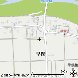 埼玉県東松山市早俣140周辺の地図