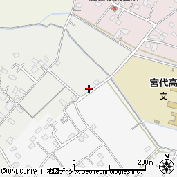 埼玉県南埼玉郡宮代町中254周辺の地図