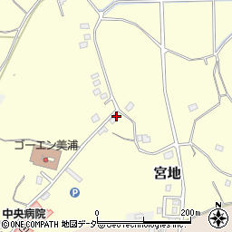 茨城県稲敷郡美浦村宮地637周辺の地図