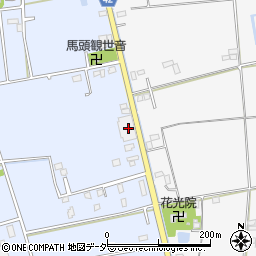 埼玉県春日部市立野75周辺の地図