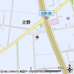 埼玉県春日部市立野264周辺の地図