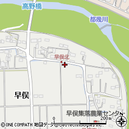埼玉県東松山市早俣193周辺の地図