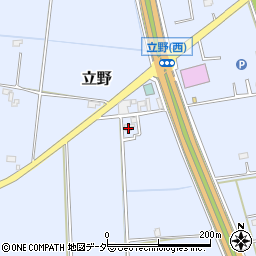 埼玉県春日部市立野265周辺の地図