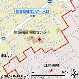 桶川市教育委員会事務局周辺の地図