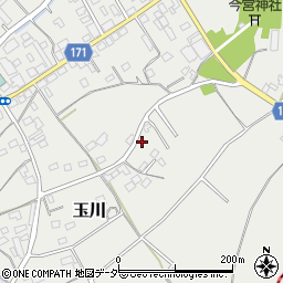 埼玉県比企郡ときがわ町玉川1690周辺の地図