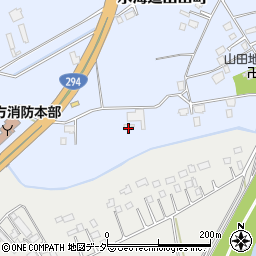 茨城県常総市水海道山田町788周辺の地図