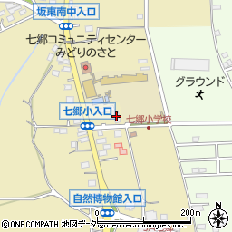 茨城県警察本部　境警察署矢作駐在所周辺の地図