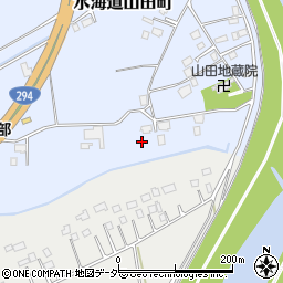 茨城県常総市水海道山田町780周辺の地図