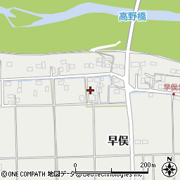埼玉県東松山市早俣72周辺の地図