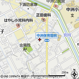 長野県諏訪市中洲2821周辺の地図