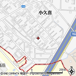 埼玉県白岡市小久喜257周辺の地図