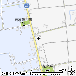 埼玉県春日部市椚238周辺の地図