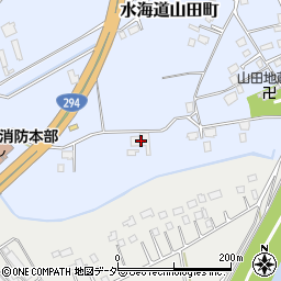 茨城県常総市水海道山田町787周辺の地図